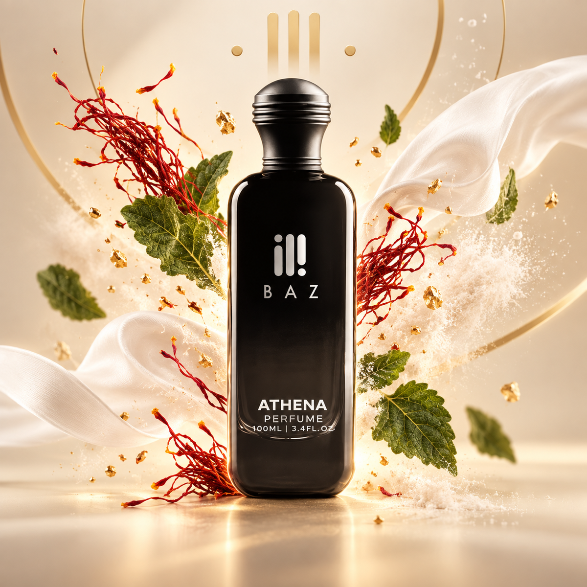 Athena floating fragrance ingredients by BAZ Perfumes