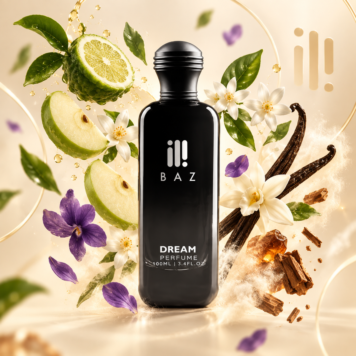 Dream floating fragrance ingredients by BAZ Perfumes