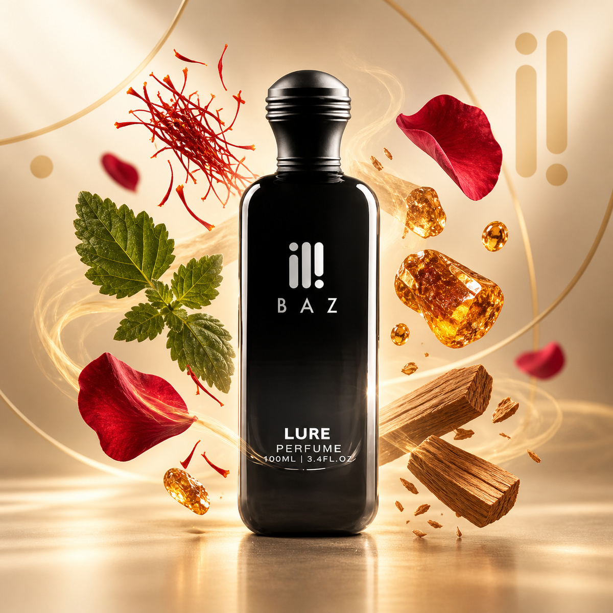 Lure floating fragrance ingredients by BAZ Perfumes