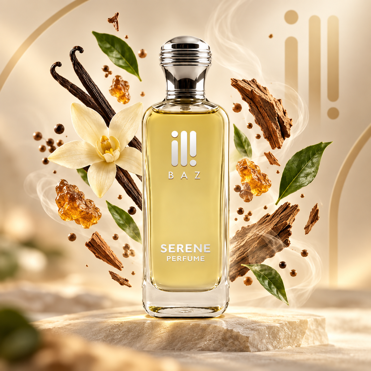 عطر سيرين مكونات العطر من باز للعطور